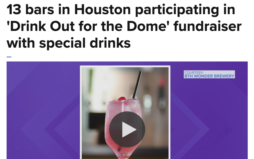 13 bars participate in 'Drink Out for the Dome'