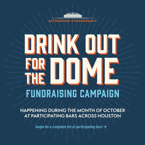 Drink Out for the Dome Fundraising Campaign